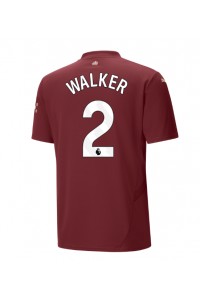 Manchester City Kyle Walker #2 Voetbaltruitje 3e tenue 2024-25 Korte Mouw